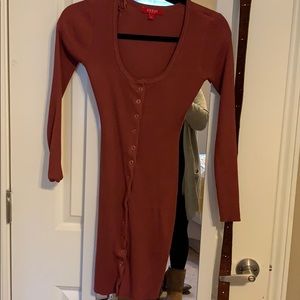 Bodycon long sleeve dress by Guess